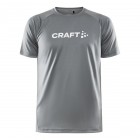 Pánské triko Craft Core Unify Logo šedá